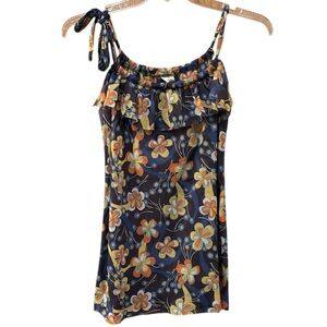 vintage Sweet Pea mesh y2k top, small